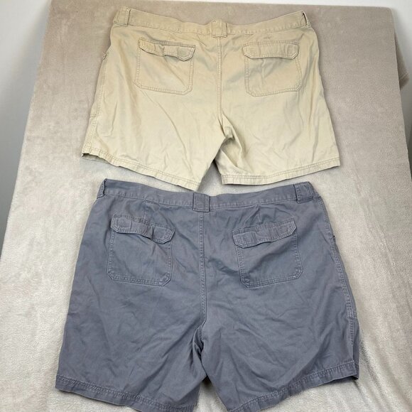 Croft & Barrow Mens Cargo Shorts Size 50 Lot of Two 2 Casual Summer Outdoors - Picture 14 of 14